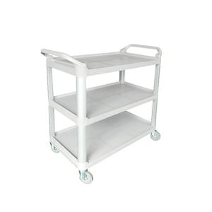 Utility Trolley 3 Shelf, GREY, 1020x500x960mm