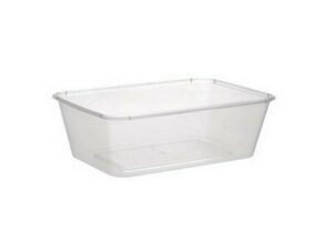 Plastic Rectangle Container 750ml (500/CTN)