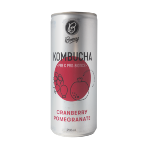 Kombucha 250ml CRANBERRY POMEGRANATE, BONSOY (12/CTN)