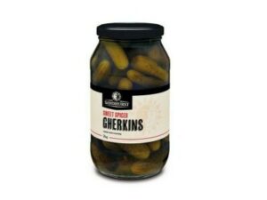 Sweet Spiced Gherkins 2kg, SANDHURST