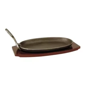 Cast Iron Sizzler w/ Wood Base, MODA, 290x180mm