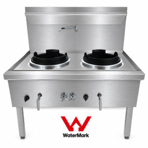 GASMAX Waterless DOUBLE Wok Chimney Burner (LPG)