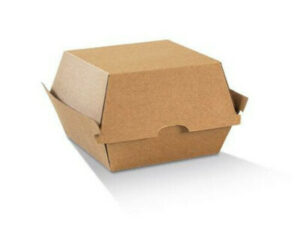 Brown Kraft Corrugated Burger Box JUMBO (200/CTN)
