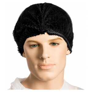 Crimped Hair Nets P/P, 21" BLACK (100/PCK)