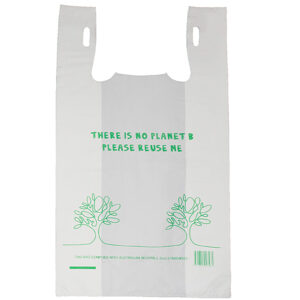 Reusable Plastic Carry Bag, LARGE (9kg/CTN)