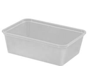 Plastic Rectangle Freezer Grade Container 750ml (500/CTN)