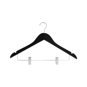 Hanger w/ Clips BLACK, NOBLE & PRICE, 445x250x12mm (Box of 3)