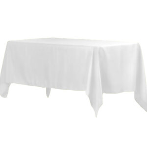 Table Linen 100% Polyester 137x180cm, WHITE