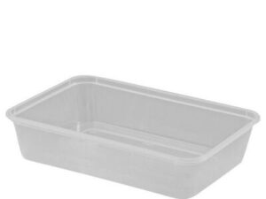 Plastic Rectangle Freezer Grade Container 500ml (500/CTN)