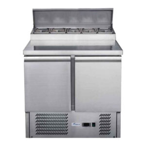 FED-X Salad Prep Fridge 2 Door 240Lt (Holds 5x1/6 Size GN Pan)