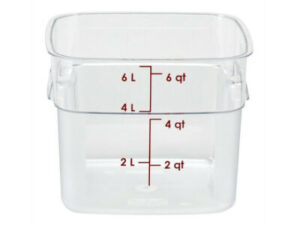 Storage Container Polycarbonate, CAMBRO, 5.7Lt