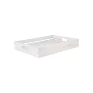 Crate Acacia Wood White, MODA BROOKLYN, 450x320x70mm