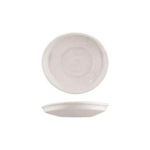 Bowl / Plate Organic, MODA SNOW, 225x205x50mm (Box of 6)