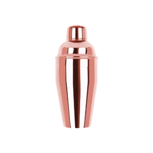 Cocktail Shaker 3pc, ZANZI ROSE GOLD, 500ml