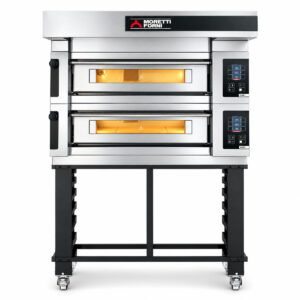 MORETTI FORNI SerieS Double Deck Oven On Stand *Pizza Capacity 8x35cm* (Electric)
