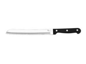 Bread Knife Black Handle, CHEF INOX, 200mm