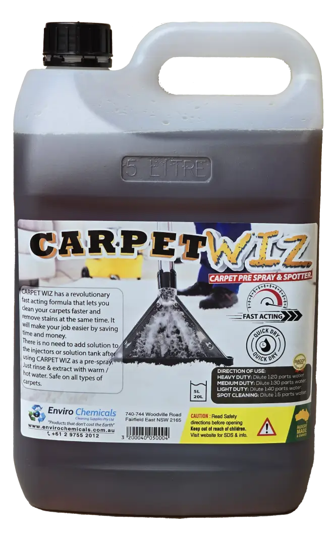 Carpet Pre Spray & Spotter 5Lt, CARPET WIZ
