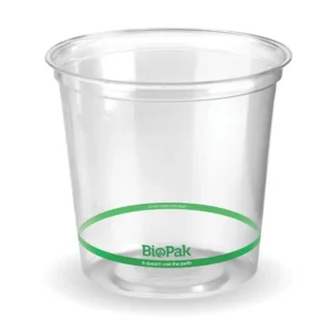 Clear BioBowl 700ml BIOPAK (500/CTN)