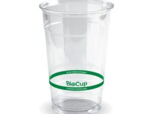 Clear BioCup 600ml BIOPAK (1000/CTN)