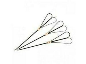 Bamboo Skewer HEART, BLACK, 180mm (100/PCK)