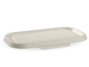BioCane Lid For Biocane Takeaway Base 750-1000ml WHITE BIOPAK (500/CTN)