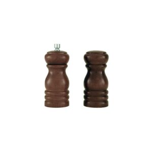 Salt & Pepper Mill SET, DARK WOOD, 150mm