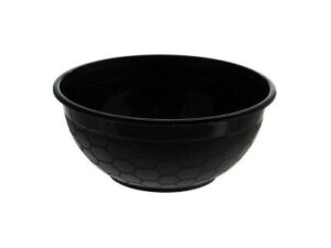 Plastic Soup/Noodle Bowl 1050ml, BLACK (400/CTN)