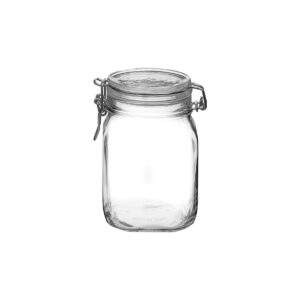Glass Jar w/ Lid, BORMIOLI ROCCO FIDO, 1000ml/106x160mm (Box of 12)